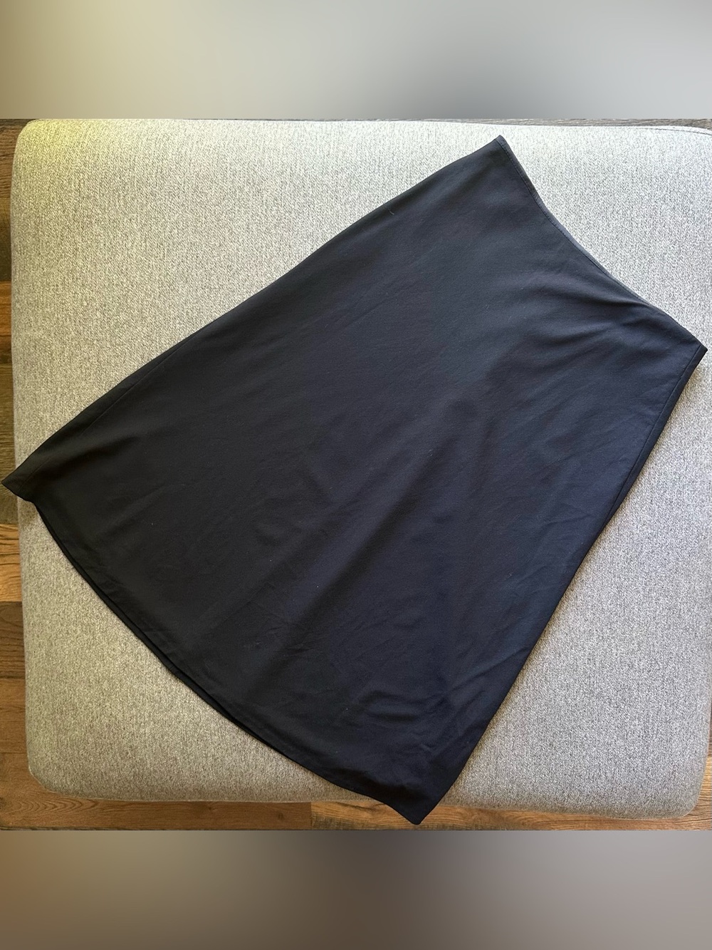 Lafayette 148 New York Wool Navy Blue Midi Skirt Size 6